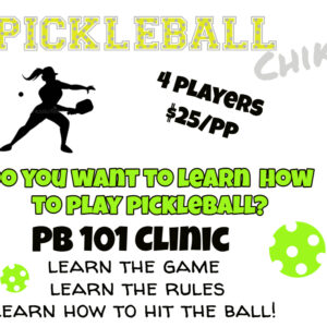 Intro to Pickleball Clinic--PB101