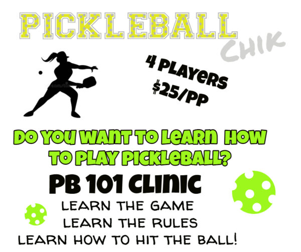 Intro to Pickleball Clinic--PB101